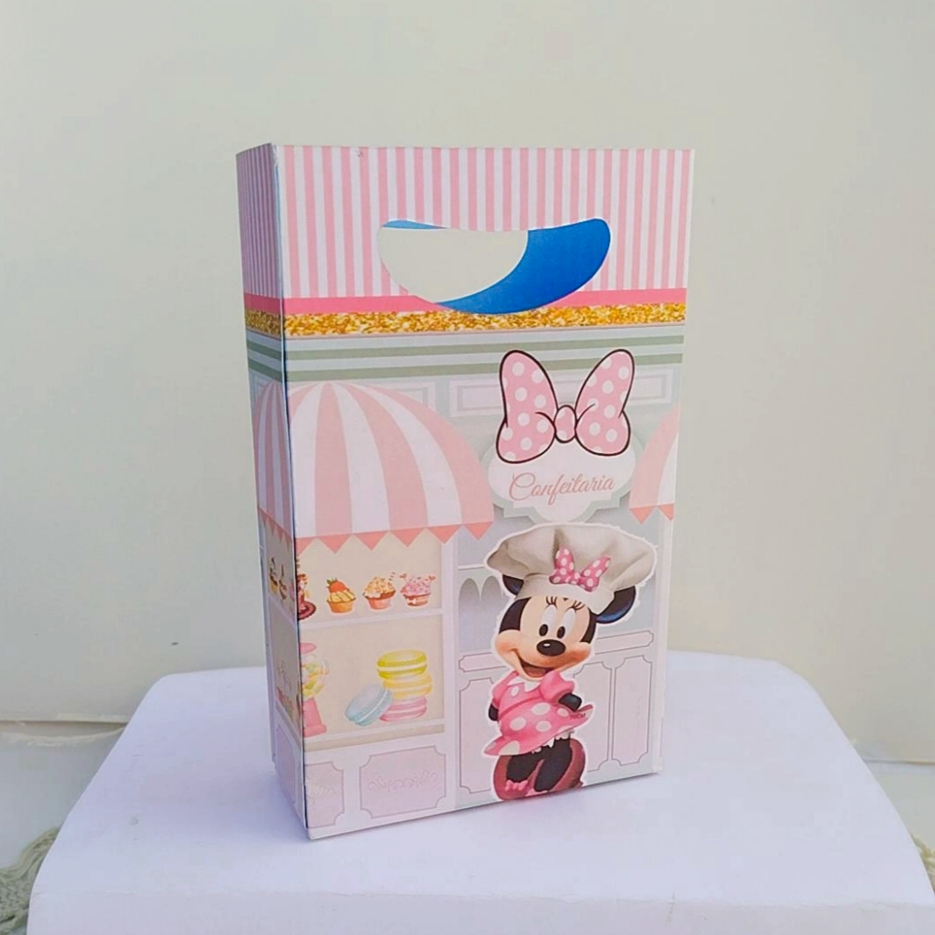 Kit Sacolinha Surpresa Festa Infantil Personalizada CONFEITARIA Lembrancinhas Aniversário PEGUE E MONTE