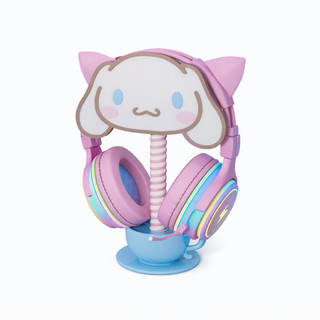 Suporte para Headset Cinnamoroll na Xicara Fone Gamer de Mesa Cute Kawaii Decoração Setup Gamer