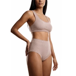 Calcinha Calça Cintura Alta Bourbon Feminina Sem Elástico DeMillus