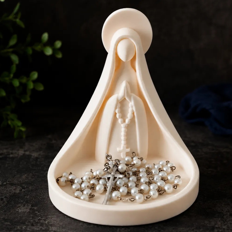 PORTA-TERÇO NOSSA SENHORA – ORGANIZAÇÃO, Fé / Rosário /Presente Religioso / Decorativo Católico