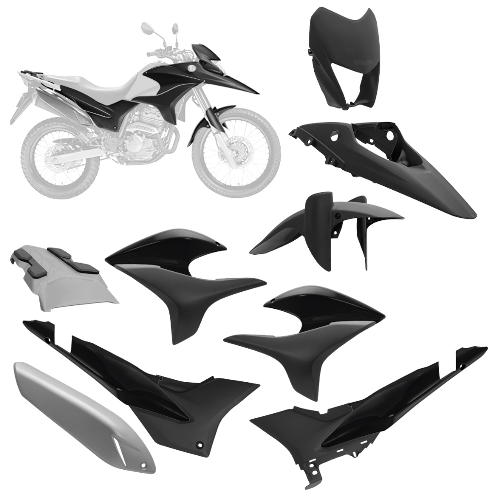 Kit Carenagem Completo Pro Tork Compatível Com Honda XRE 300 2010 2011 2012 · foto 2