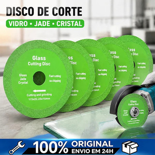 Disco De Corte 100mm/115mm Para Vidro Porcelana Piso Cerâmica Jade e Cristal