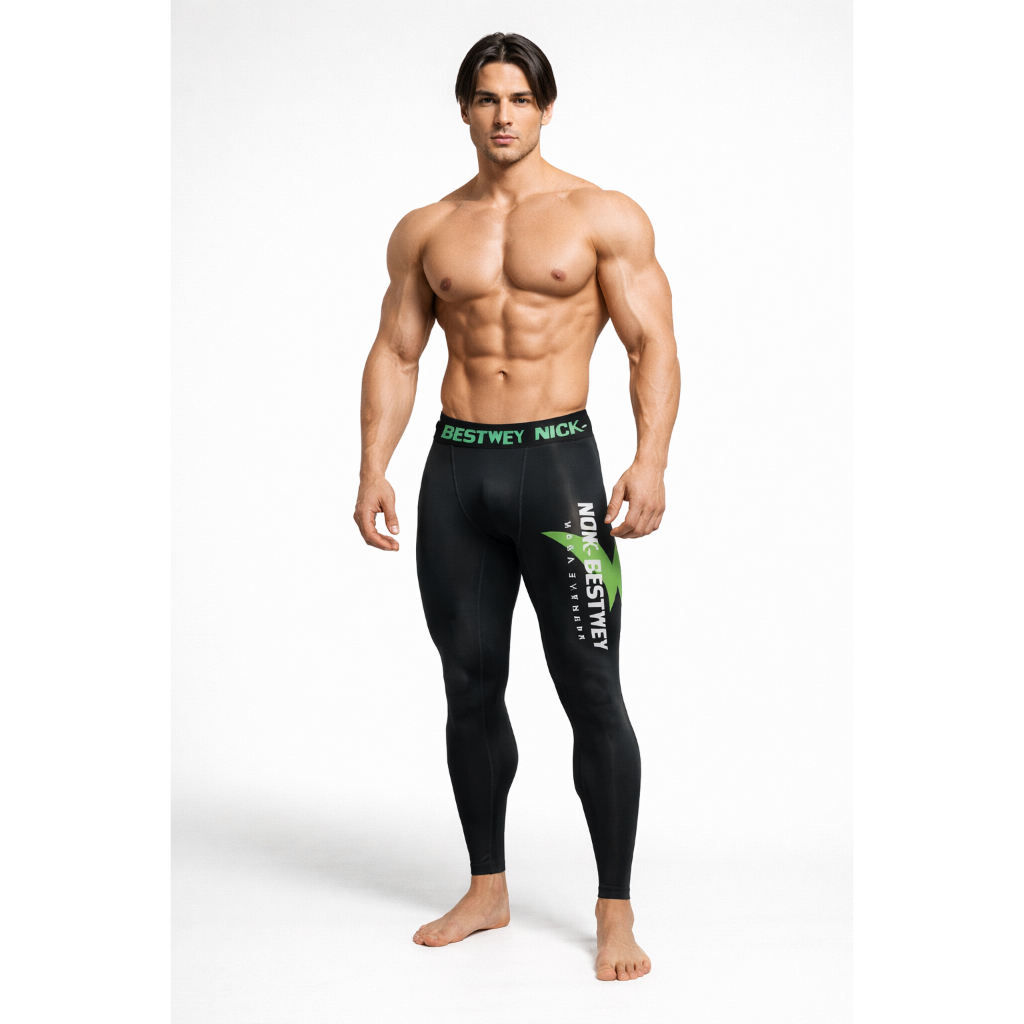 Calça Térmica De Compressão Segunda Pele Nick-Bestwey Frio Inverno Proteção UV