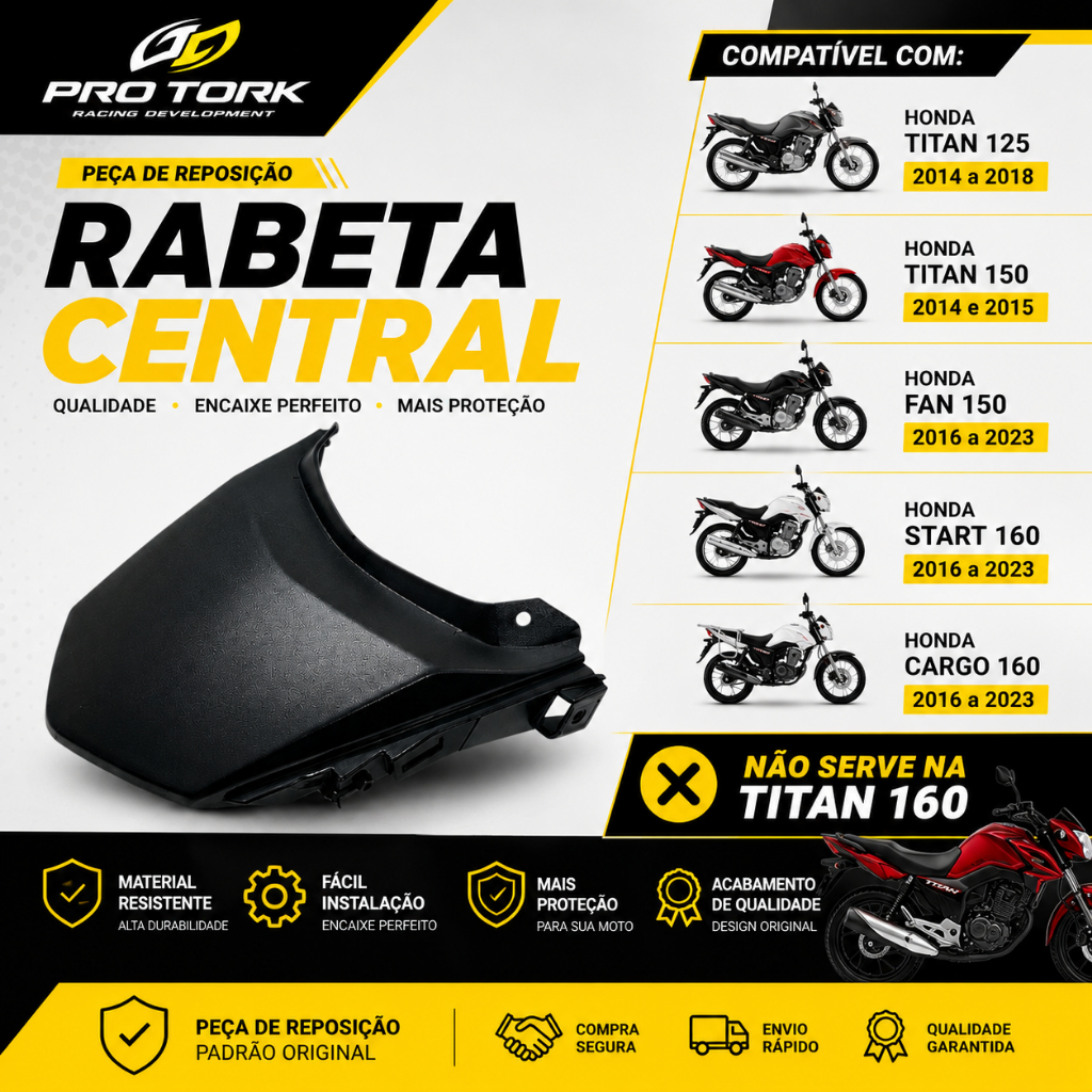 RABETA CENTRAL FAN 125/FAN 150 14-15/START 150 15/START 160 16/FAN 160 16 - PRO TORK