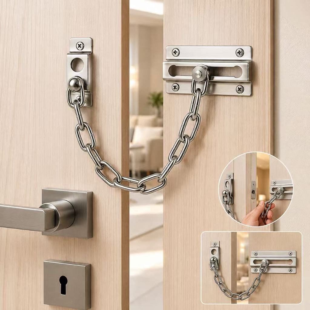 Fecho de Segurança para Porta - Western: Design Moderno e Discreto, Fácil Instalação