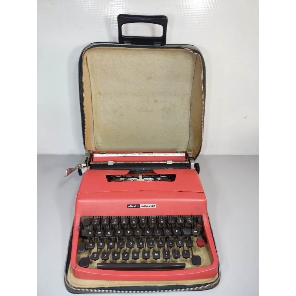 LEIA a Descrição do anuncio - Maquina Escrever Olivetti Lettera 32 Datilografia - Fwb (Usado)