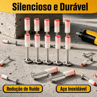 Kit 50/100/150 Pinos Para Pistola de Fixação Finca Pino Arruela 27mm Cônica