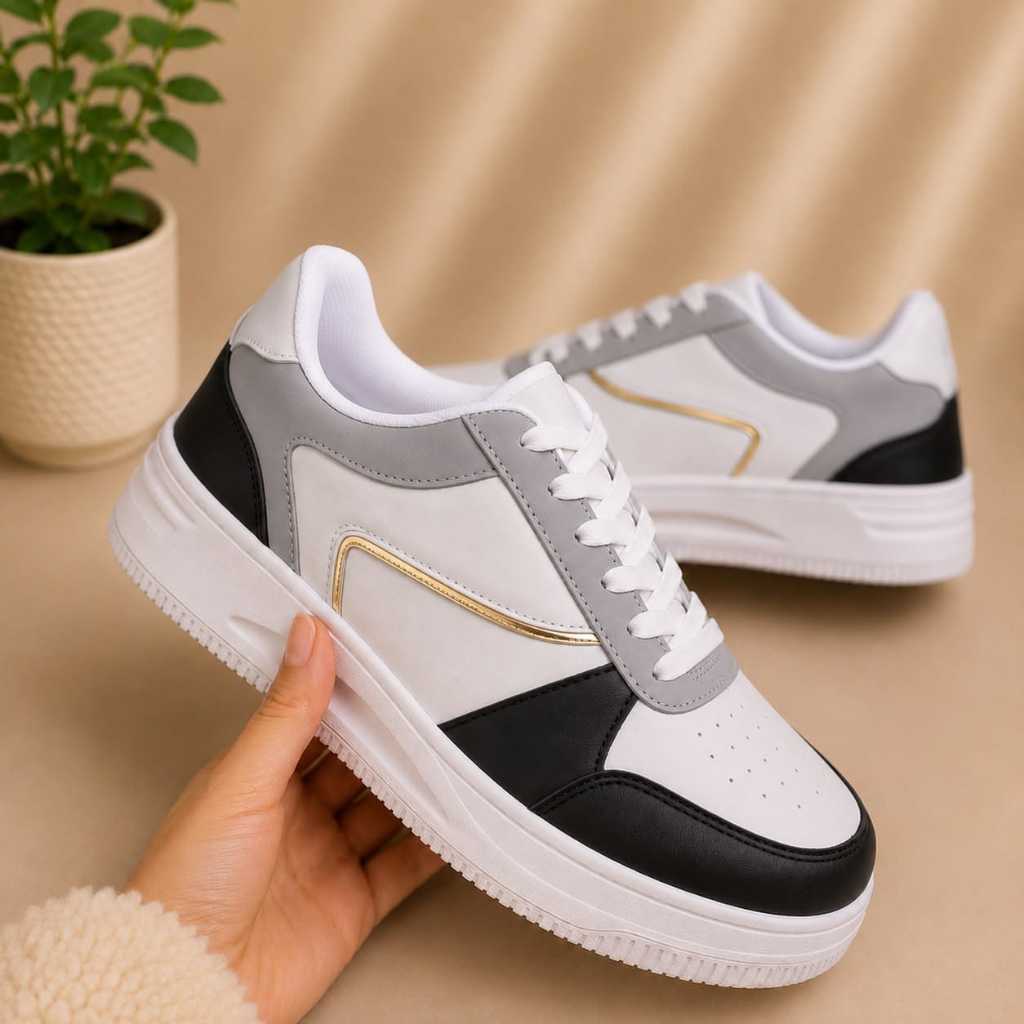 Tênis Feminino Casual Street Dia a Dia Confortável Macio Leve Promo