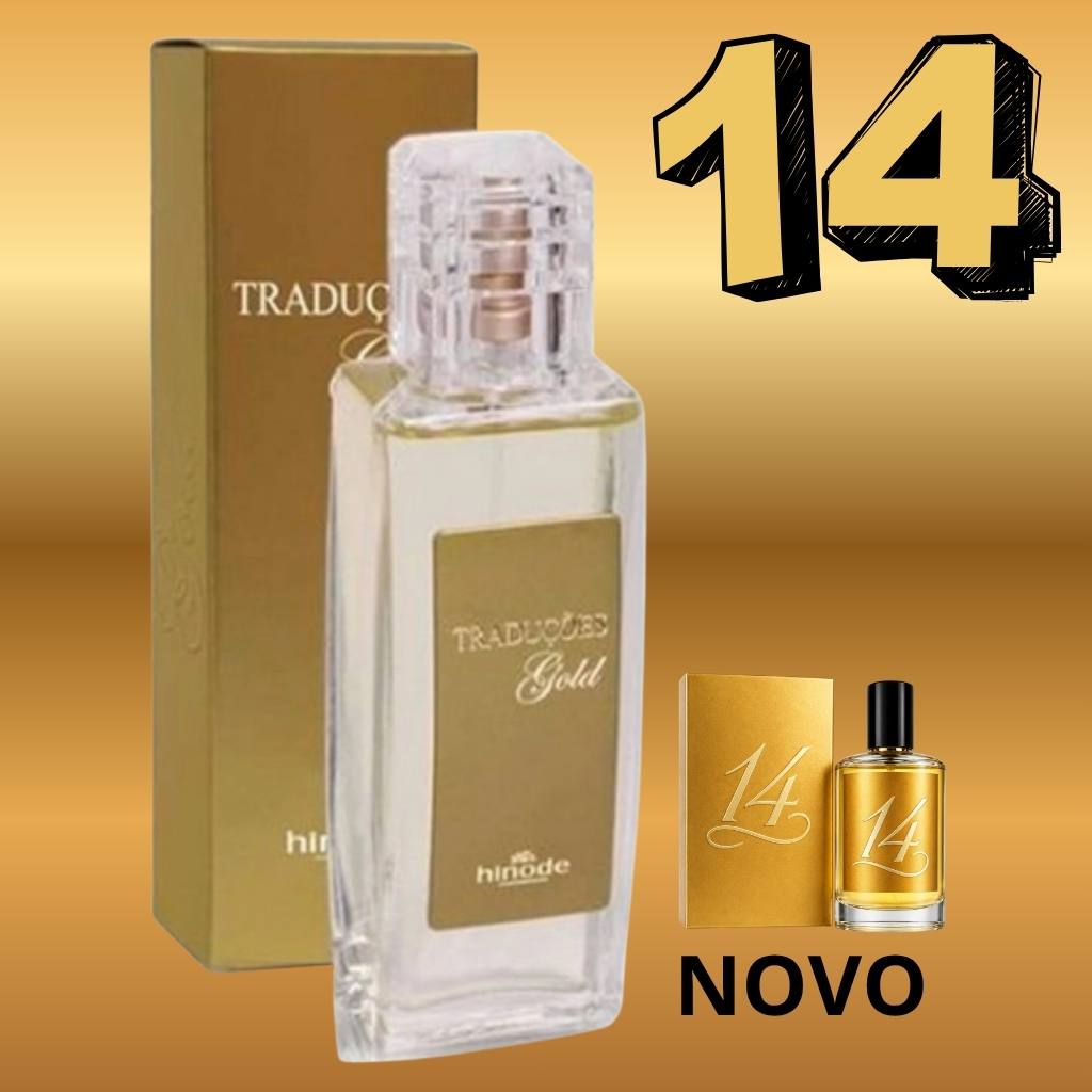 Perfume Feminino Traduções Gold Nº14 Hinode 50ml/100ml - Ama