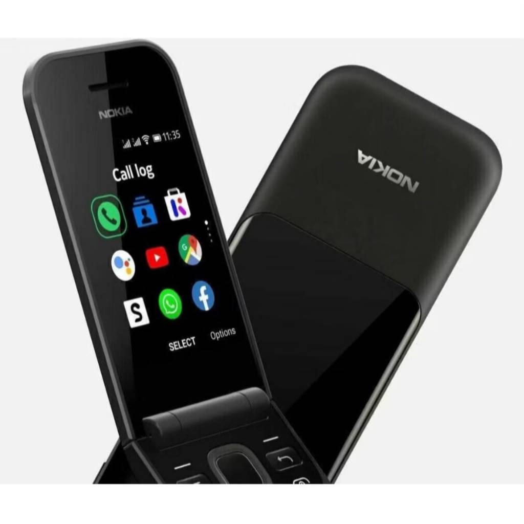 Celular Nokia 2720 Flip 4G Dobrável Dual SIM Teclado Físico WhatsApp Câmera Rádio FM