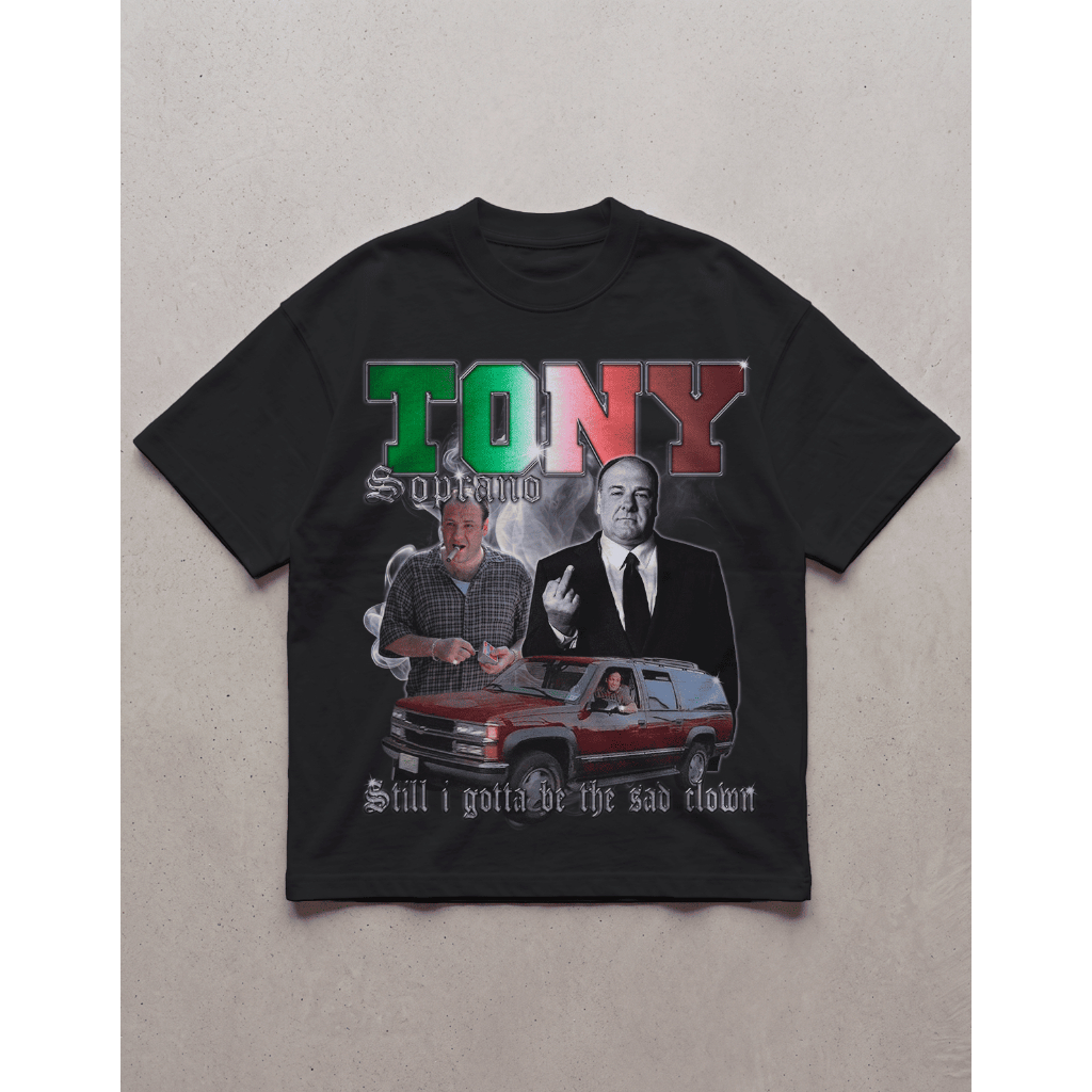 Camiseta Tony Soprano Versao 2 Streetwear Serie Blusao Oversized Unissex