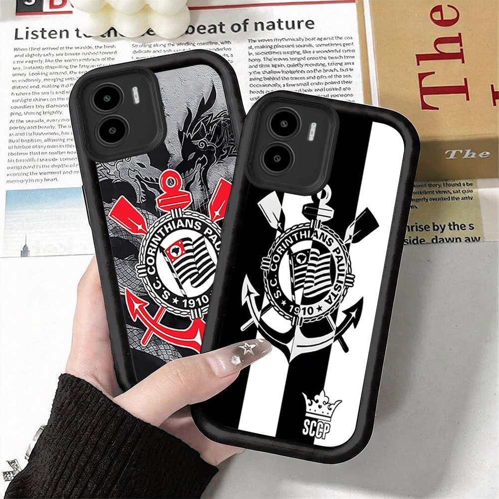 Capinha capa de silicone macia preta anti‑queda estampa para Redmi A2 DL346 — imagem 2 de 2