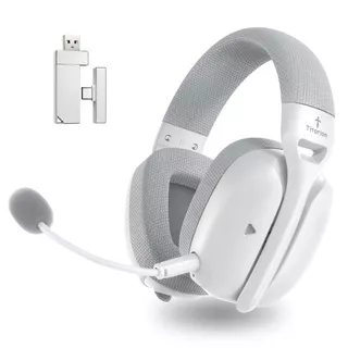 Fone De Ouvido Headset Gamer Sem Fio Wireless 2,4GHz Bluetooth Ultraleve Mintak Pro Titorion