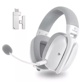 Fone De Ouvido Headset Gamer Sem Fio Wireless 2,4GHz Bluetooth Ultraleve Mintak Pro Titorion