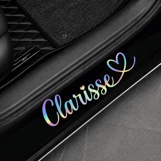 ADESIVO COM NOME PERSONALIZADO Carro Moto Bicicleta Bike Holográfico