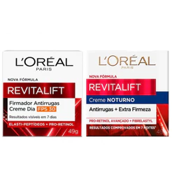 KIT REVITALIFT ANTIRRUGAS DIURNO FPS30 + NOTURNO LORÉAL PARIS
