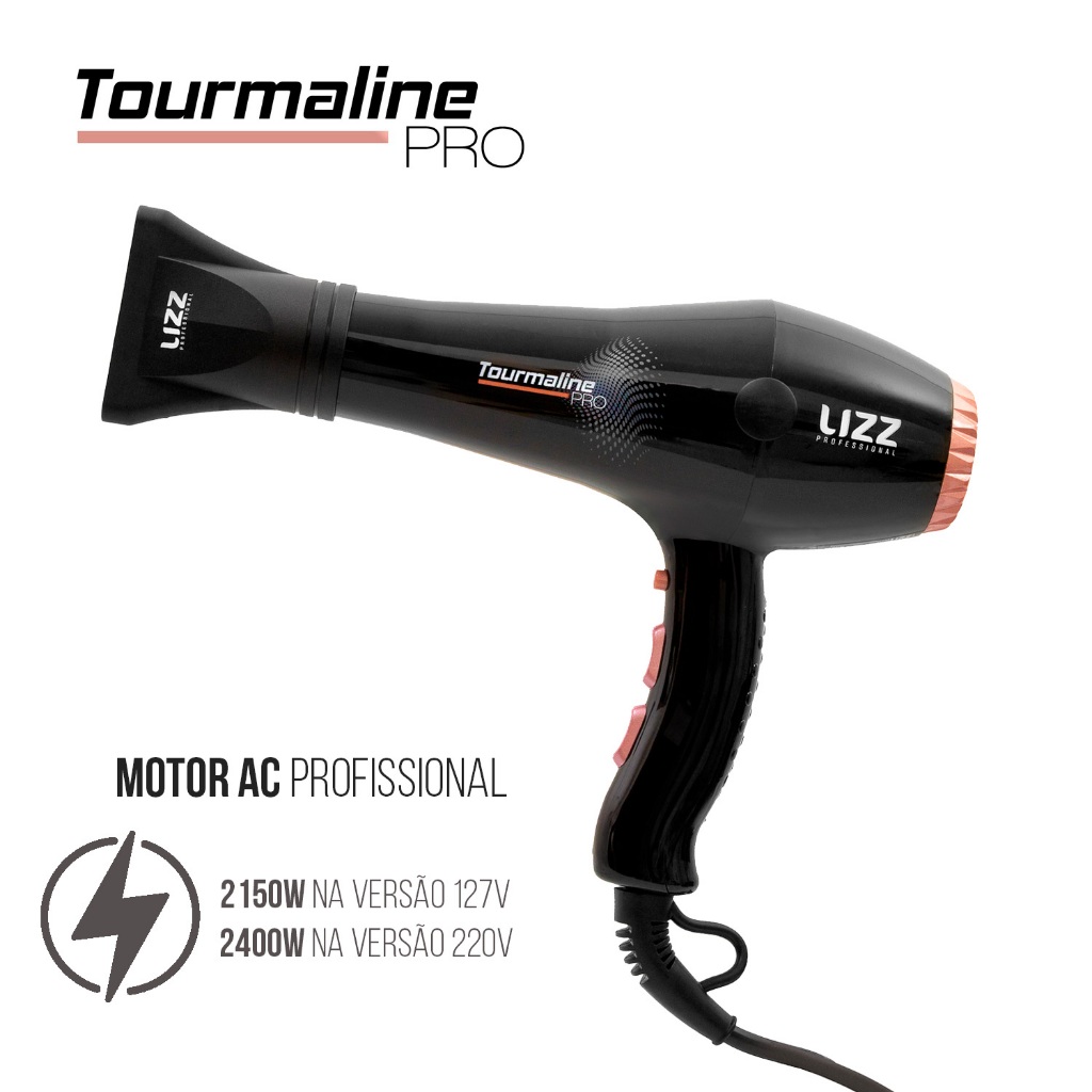 Secador Profissional Tourmaline Pro (2150W /2400W) – Lizz Pro · foto 2