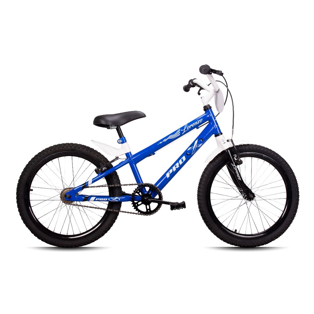 Bicicleta infantil aro 20 Pro-X Menino 6, 7, 8 anos Aro Aero Freio V-Brake Paralama