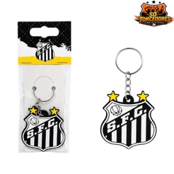 CHAVEIRO SANTOS OFICIAL - ESCUDO EMBORRACHADO SANTOS OFICIAL