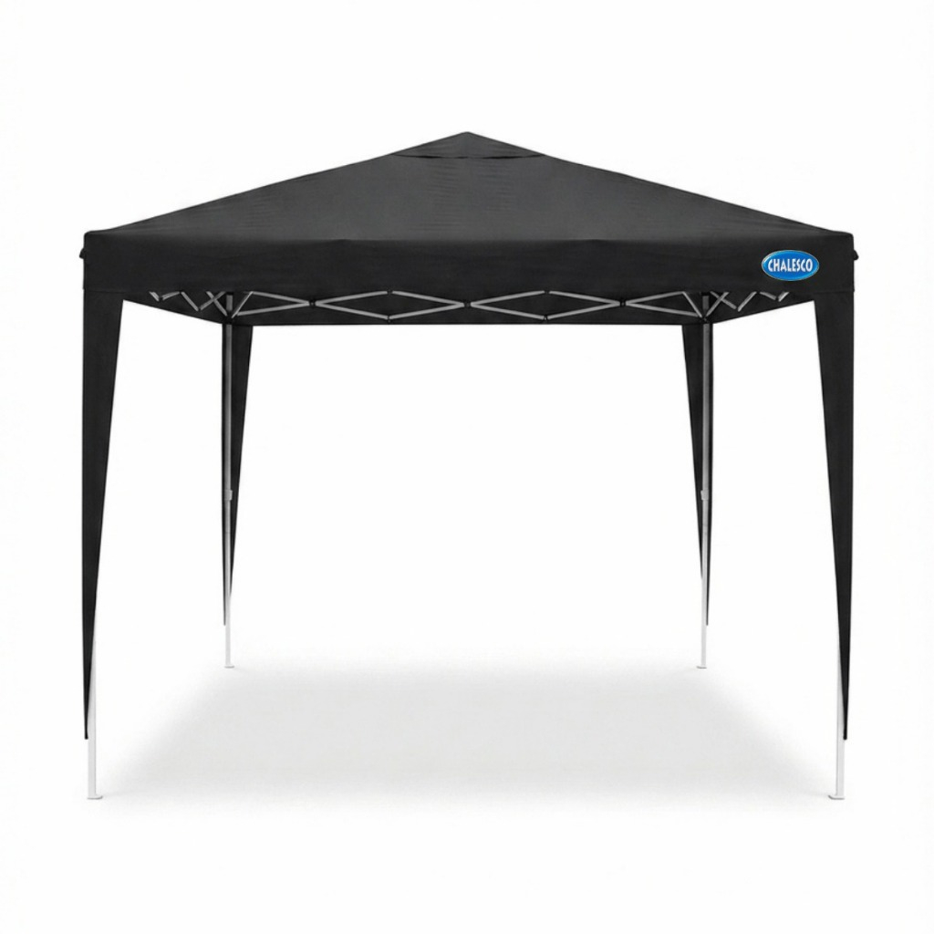 Gazebo Articulado 3x3 Tenda Para Praia Aço Cor Preto