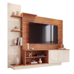Estante Home Theater Hava 2 Portas 3 Prateleiras 2 Nichos TV 55 Polegadas 166cm Fellicci Móveis