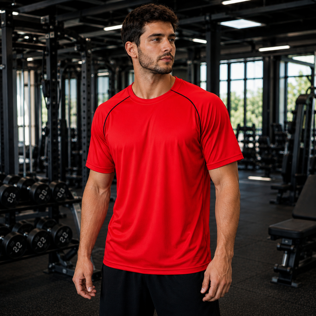 Camiseta  De Academia-Corrida-Treino Dry Fit Masculina  lisa Confortável Sacagem Rapida Black Friday