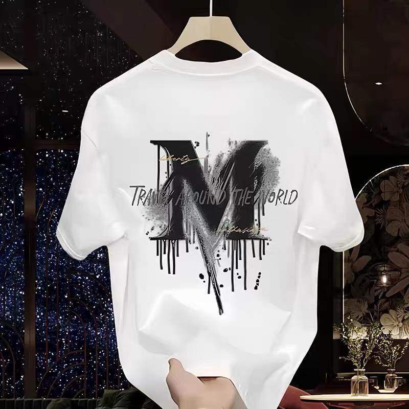 Camiseta Light T-shirt Estampada e Confortável 100% Algodão Oversized Unissex Casual para Dia a Dia Respirável C3181