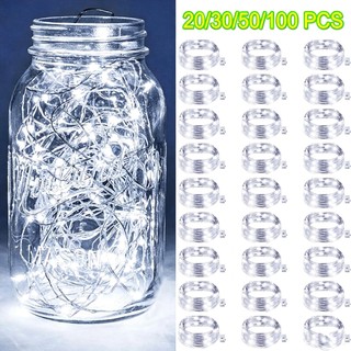 30/50/100 Fios de Fada LED 2m A 3m Luz Quente ou Branca Fria para Festa Casamento Decoração