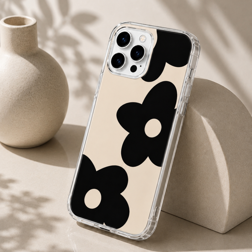 Capinha Fashion Anti Impacto Maxi Flowers - disponível para iPhone, Samsung, Motorola e Xiaomi