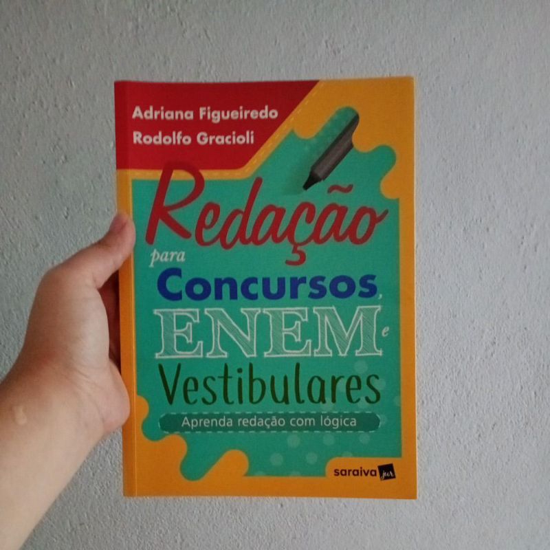 livro redação para concursos, Enem e vestibulares .usado
