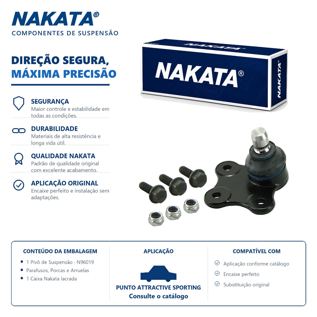 Pivo De Suspensão PUNTO ATTRACTIVE SPORTING Original Nakata