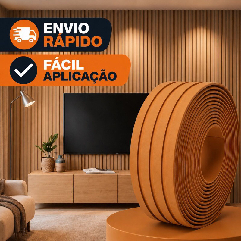 Revestimento Ripado Autocolante de EVA Flexivel Rolo
