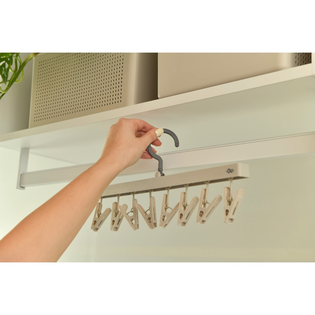 Varal Compacto com 8 Prendedores Linha Flow Ou VRW100BGF — imagem 2 de 2