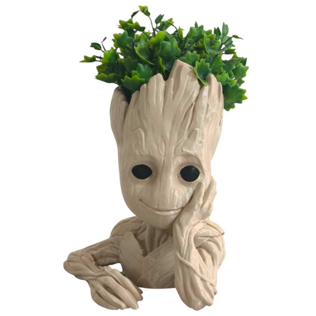 Baby Groot Namorador Vaso de Flor Planta Suculenta Caneta Decoração Guardiões Da Galáxia Enfeite