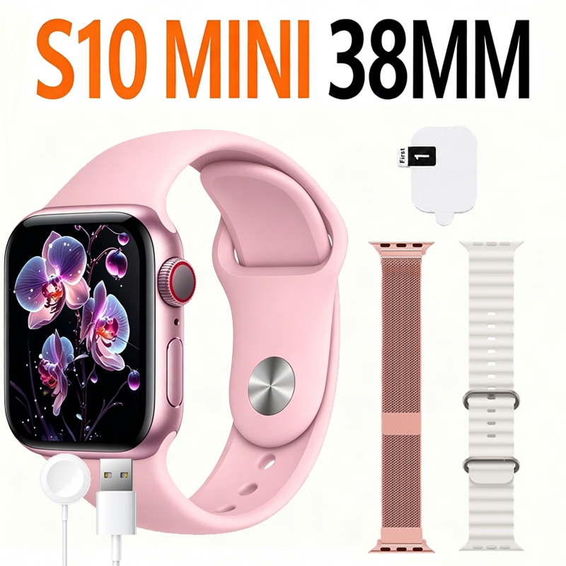 2026 smartwatch S10 MINI 38MM Carregamento Série 10 sem fio relógio inteligente  Bluetooth Call