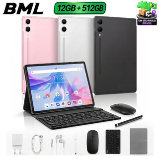 BML Tablet A9 12gb+512gb Tela 10.1" Bateria 8000mAh Android 14.0 HD Chamadas Wifi 5G Dual SIM Card Com Teclado e Mouse