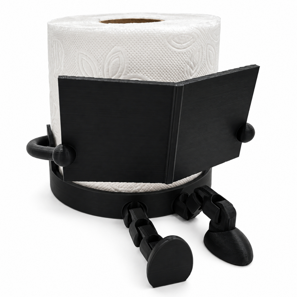 Suporte Porta Papel Higiênico Decorativo - Criativo Banheiro