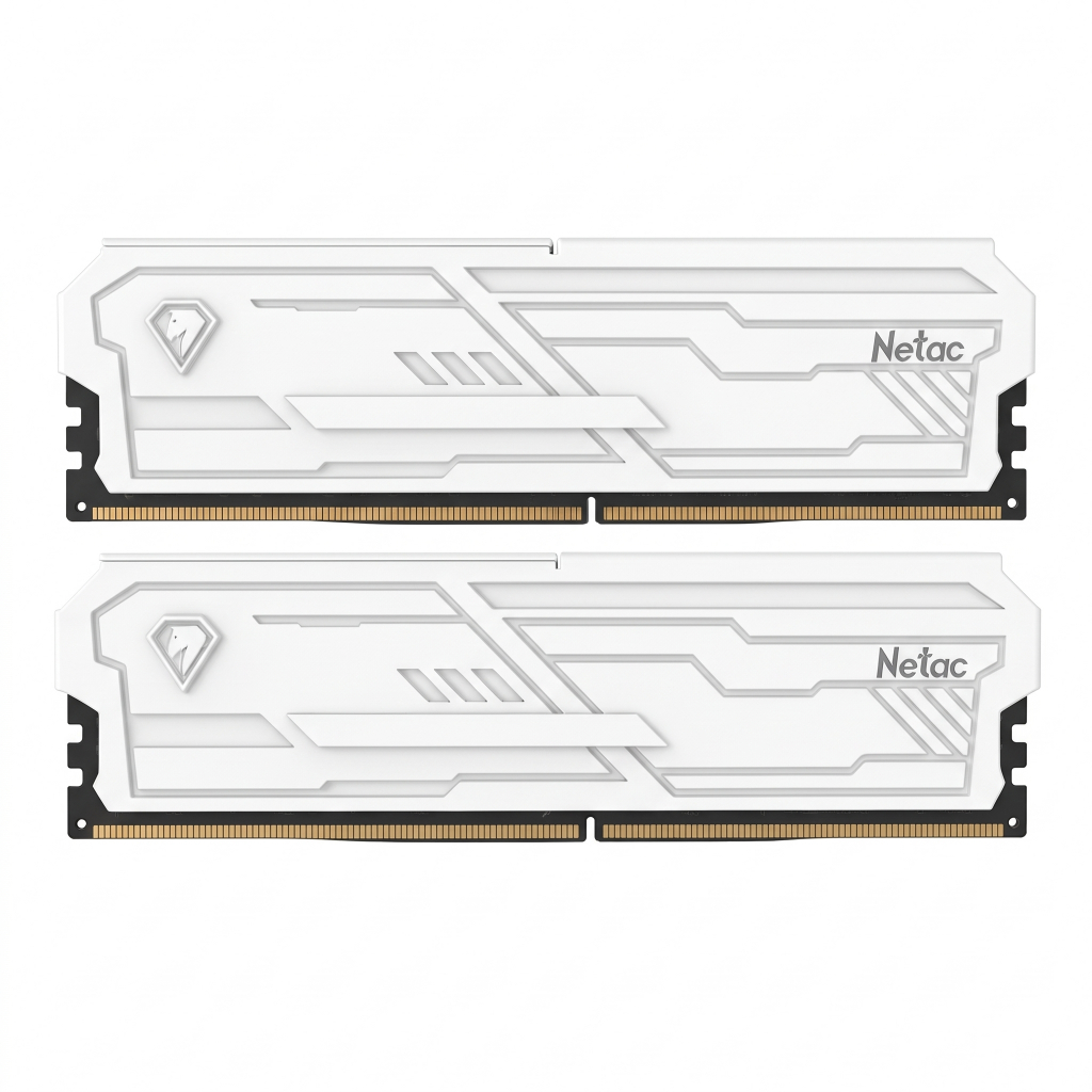 Memória DDR4 Netac Shadow III, 16GB (2x8GB), 3200MHz, White