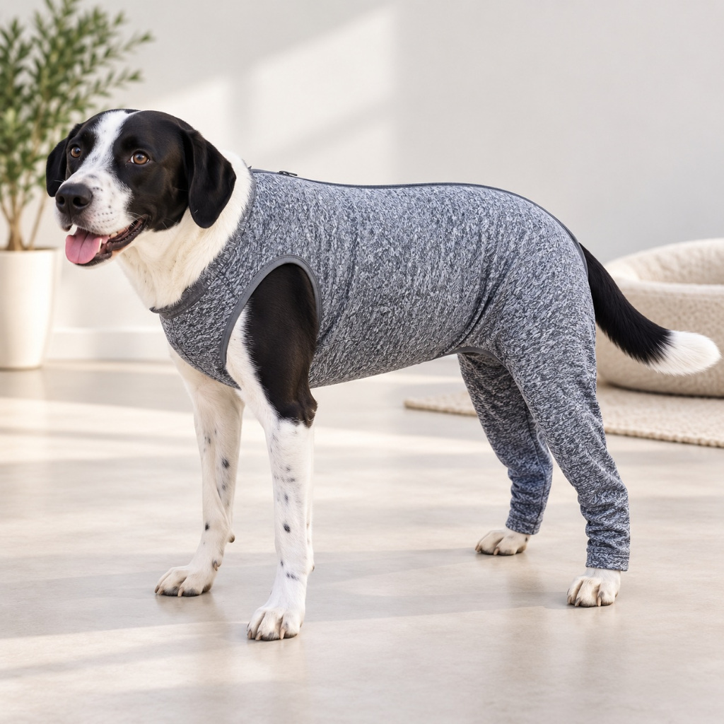 Roupa Pós Cirúrgica Membro Posterior Pet Tam 7 A 11 Perninha