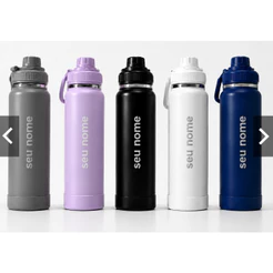 Garrafa Térmica 800ml Personalizada com seu nome