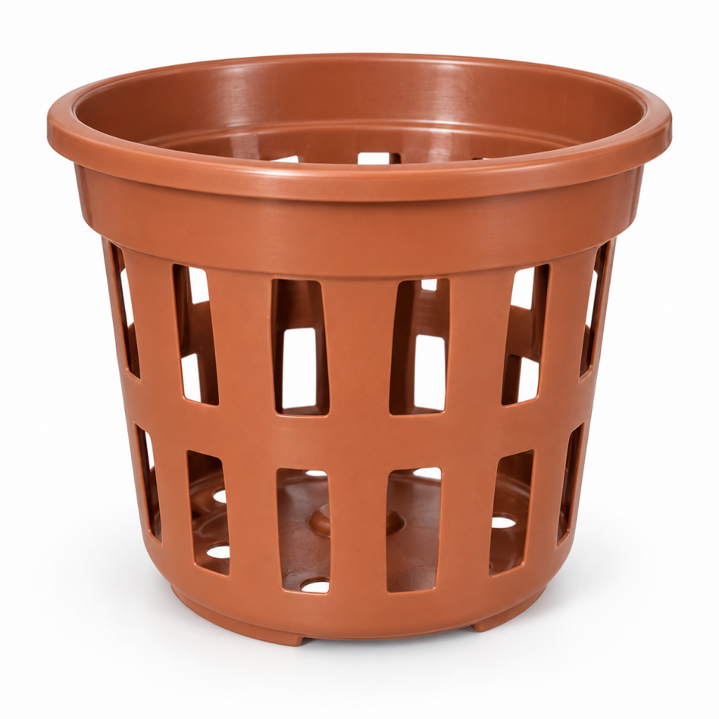 Vaso plástico cestinho - 10cm - 6 unidades