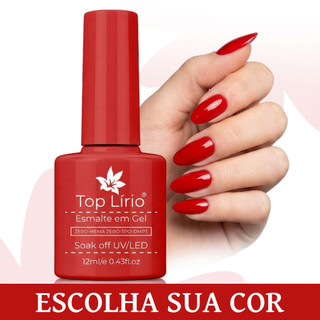 Esmalte em Gel Lirio 12ml – Coleção com 36 Cores | Sem HEMA e TPO