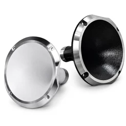 Bocal Alumínio HL14-25 p/ Corneta Driver Rosca D250x D250Trio D200 Branco/Preto