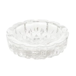 Cinzeiro de Vidro Sunshine 12cm Lyor para Mesa Bar Varanda Área Gourmet Aparador Decoração Design Elegante Prático Atual