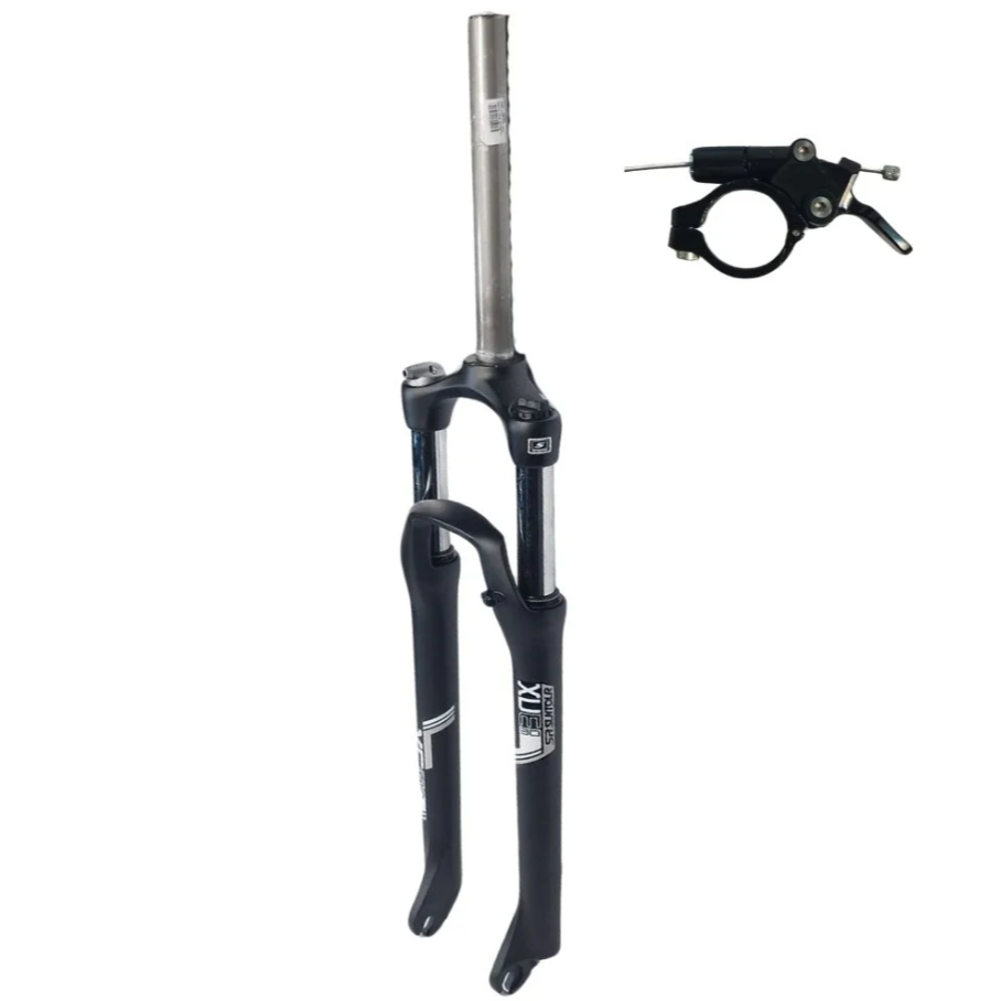 Suspensão SR Suntour XCM30 Aro 29 100mm Preload Trava no Guidão MTB