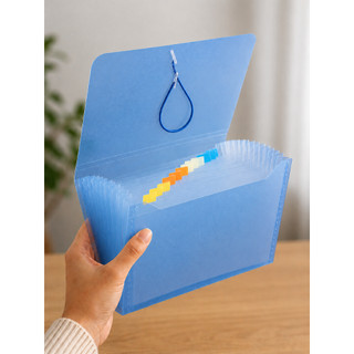 Pasta Sanfonada Duplicata 12 Divisórias 19x24cm Organizadora Documentos A5 A6 Contas Boletos Recibos