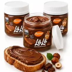 Kit 3 Creme de Avelã Lã Lã Zero Açúcar Sem Glúten Cacau Flormel 150 g