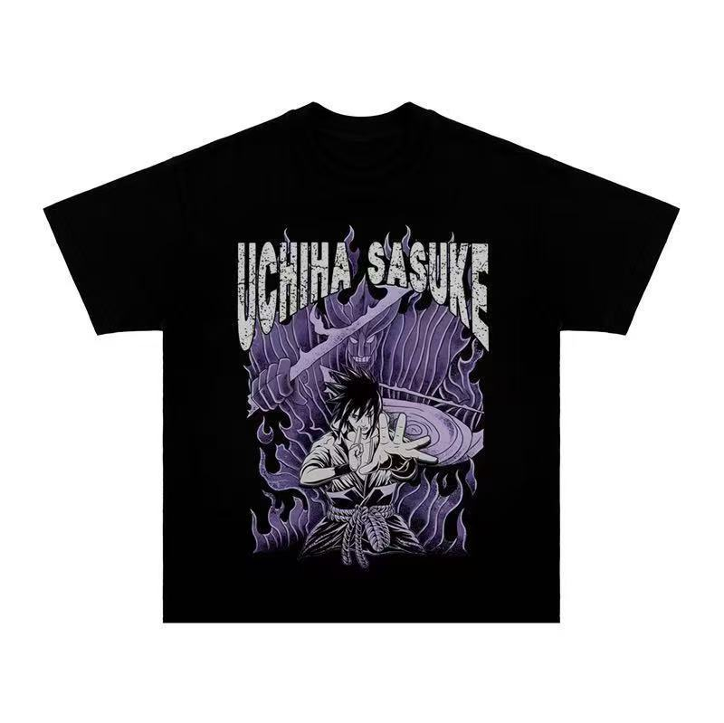 Naruto Camiseta Unissex 100% Algodão Oversized Estilo Academia Streetwear Estampa Pronta Entrega Imediata
