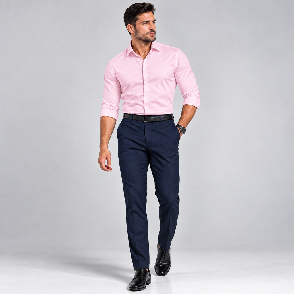Calça Social Masculina Slim Elastano 5% | Calça Alfaiataria Masculina | Confortável e Elegante