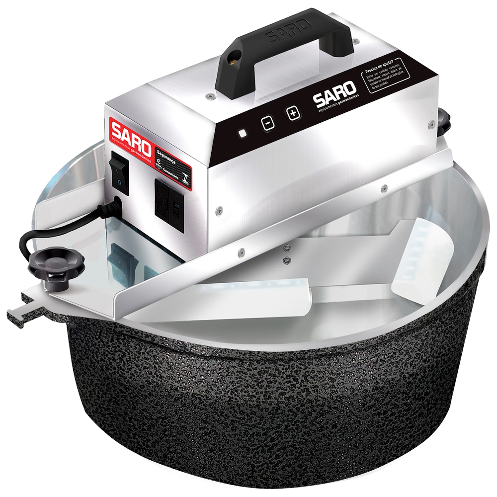 Panela Misturadora Automática para Doces e Massas SARO G2 10 Litros Preto Bivolt
